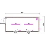 <br>20-Fuß-Standard-Modulcontainer: