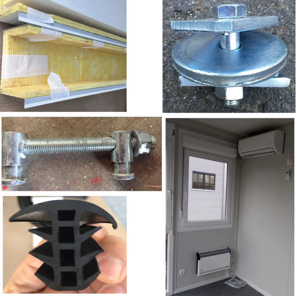 Container Components, Connecting Materials and Spare Parts
